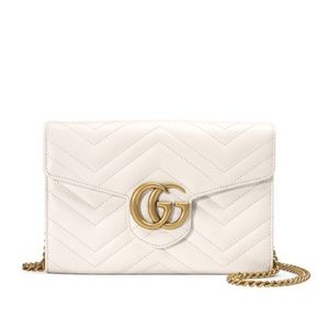 Gucci Marmont Leather Crossbody Bag